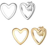 Ohrstecker HERZEN Bi-color, 2er Set