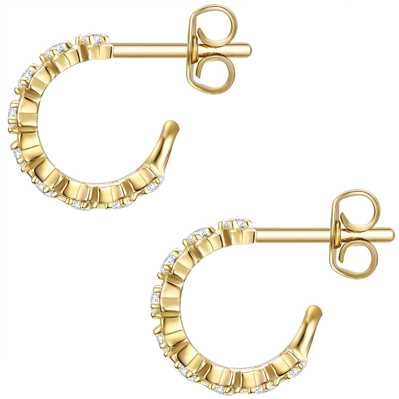 Creolen STERNE gelbgold