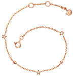 Armband Sterne roségold