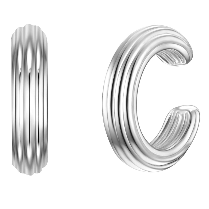 Ohrklemme silber, 2 Stück