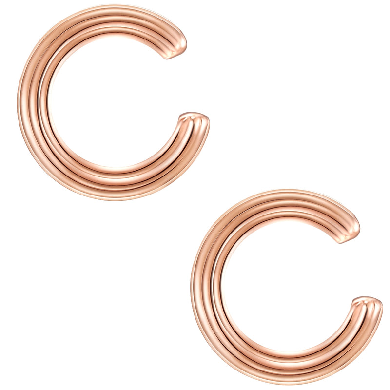 Ear cuff Chunky roségold