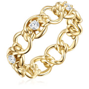 Silber Ring Trend Zirkonia