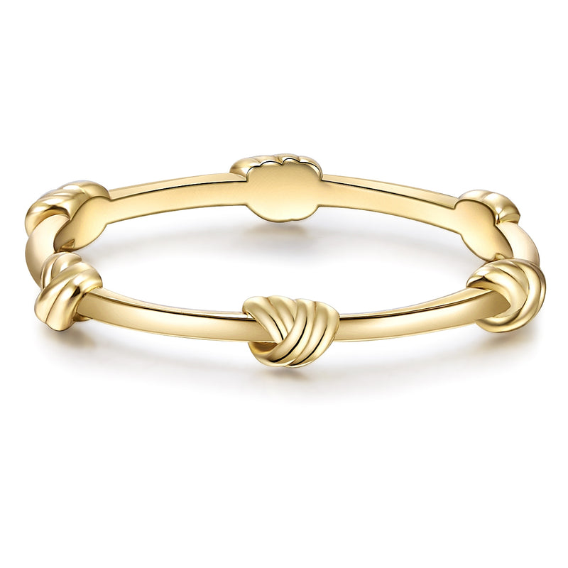 Ring Knoten gold