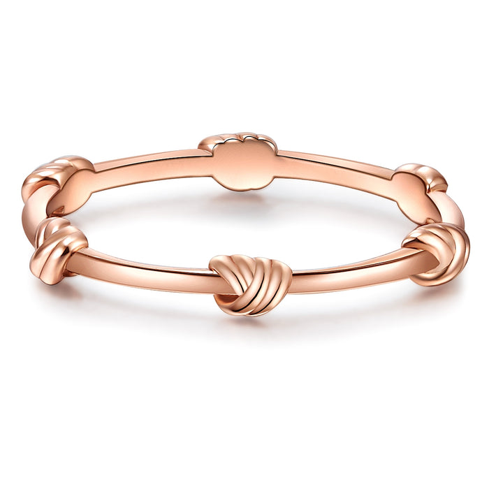 Ring Knoten roségold