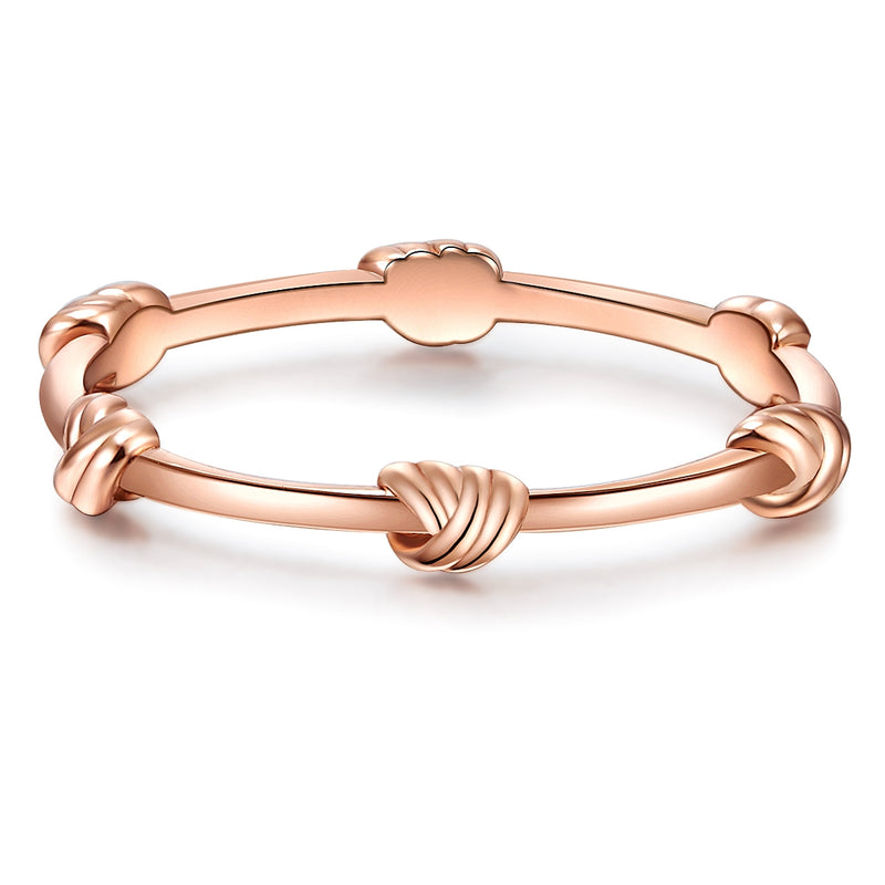 Ring Knoten roségold