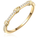 Ring Knoten Zirkonia