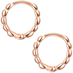 Creolen roségold Drops