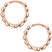 Creolen roségold Drops
