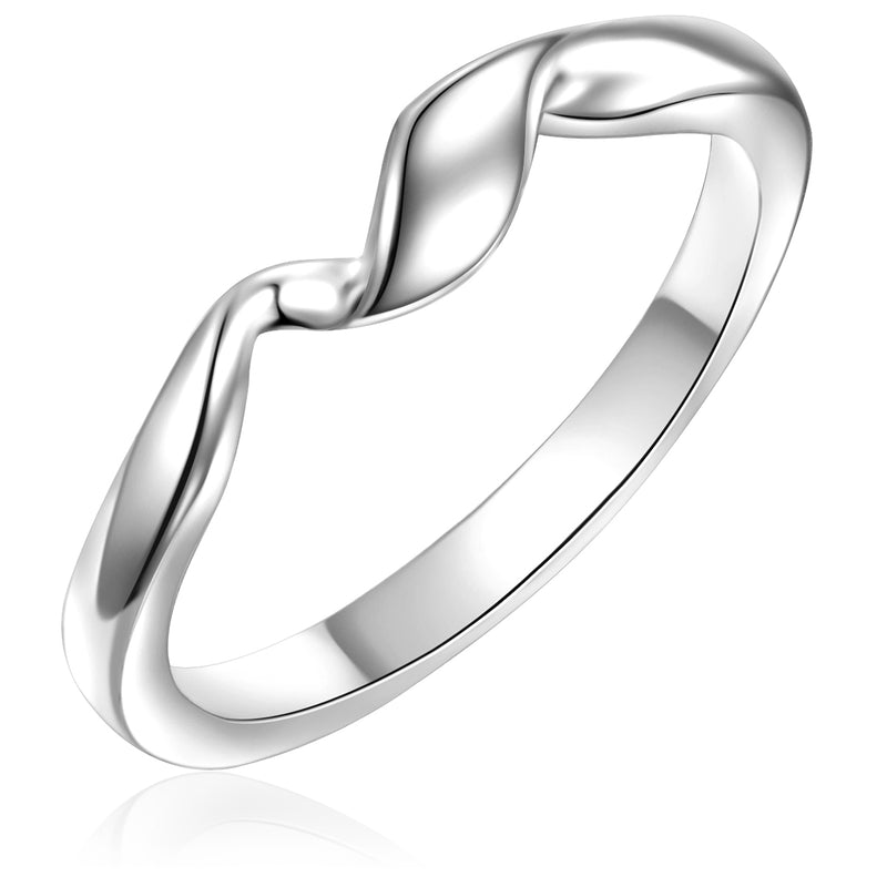 Ring Welle silber