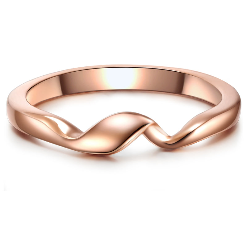 Ring GESCHWUNGEN roségold