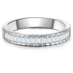 Memoirering Zirkonia silber