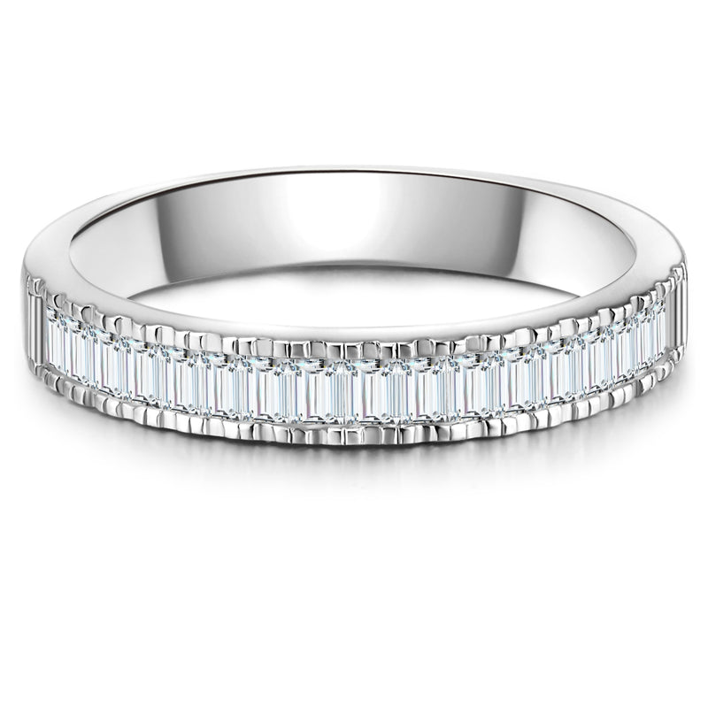 Memoirering Zirkonia silber