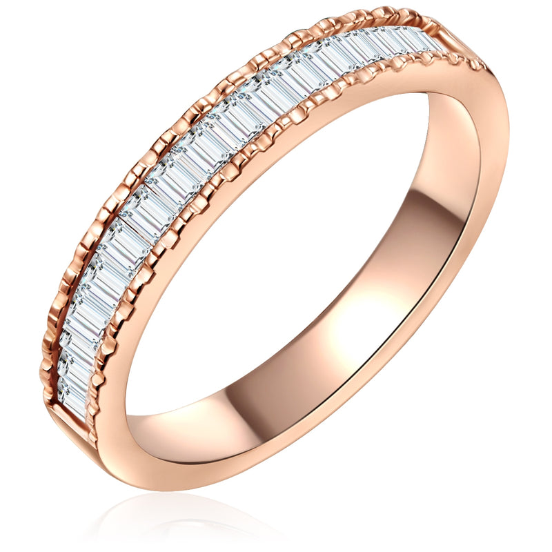 Ring mit Zirkonia roségold