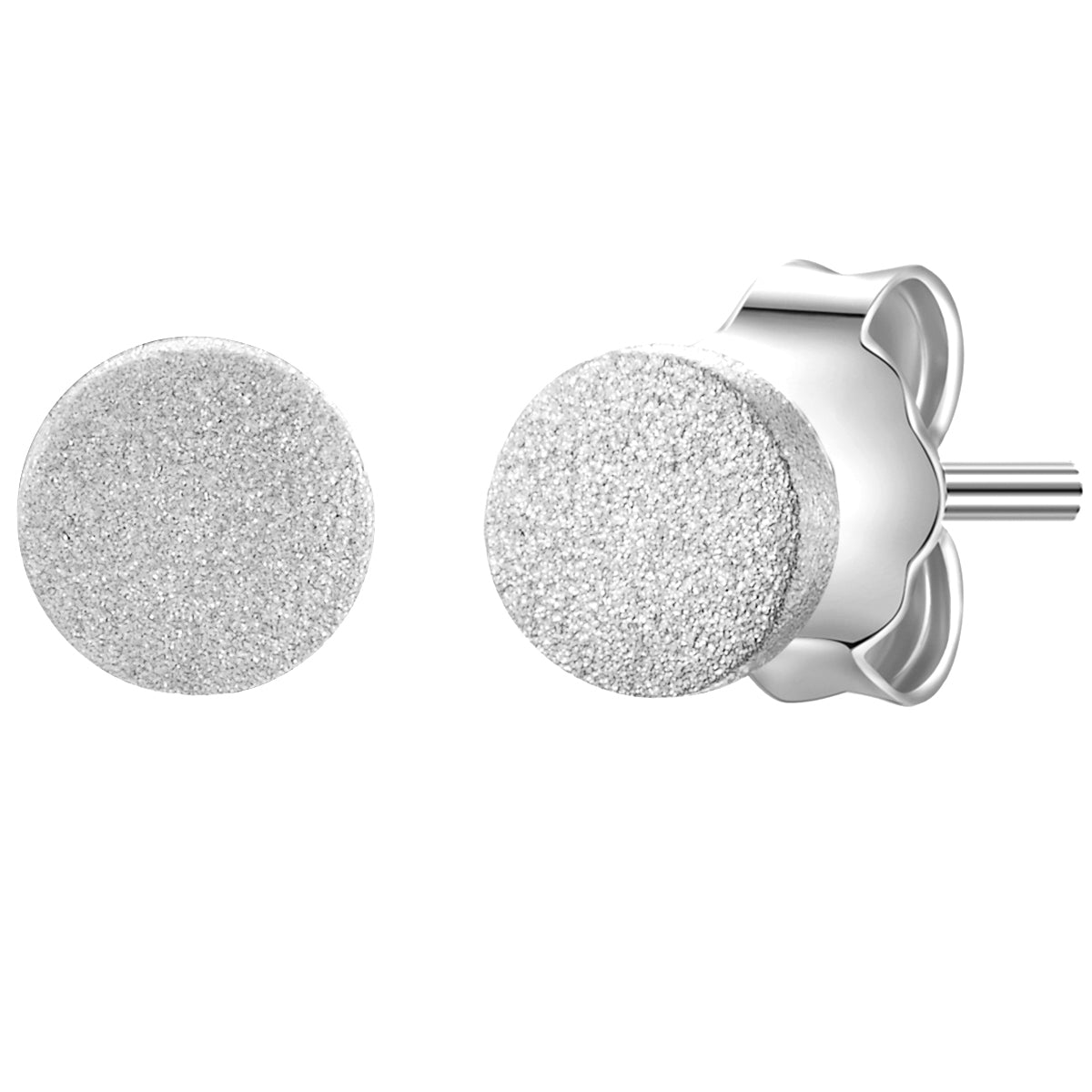 Ohrstecker silber Plättchen