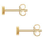 Ohrstecker gold Plättchen