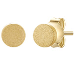 Ohrstecker gold Plättchen