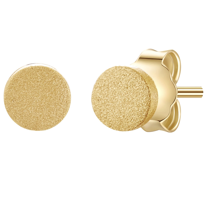 Ohrstecker gold Plättchen