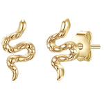 Ohrstecker gold Schlange