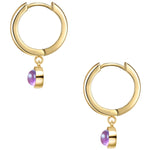 Creolen gold Amethyst