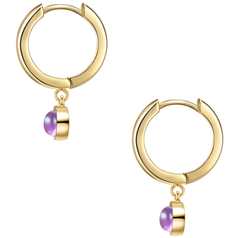 Creolen gold Amethyst