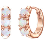 Creolen roségold Opal (synth.)