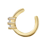 Earcuff Zirkonia gold