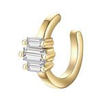 Earcuff Zirkonia gold