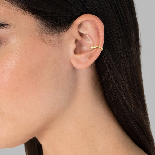 Ear cuff Schlange gold