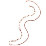 Glieder-/Venezianer-Kette roségold