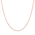 Singapur Kette roségold