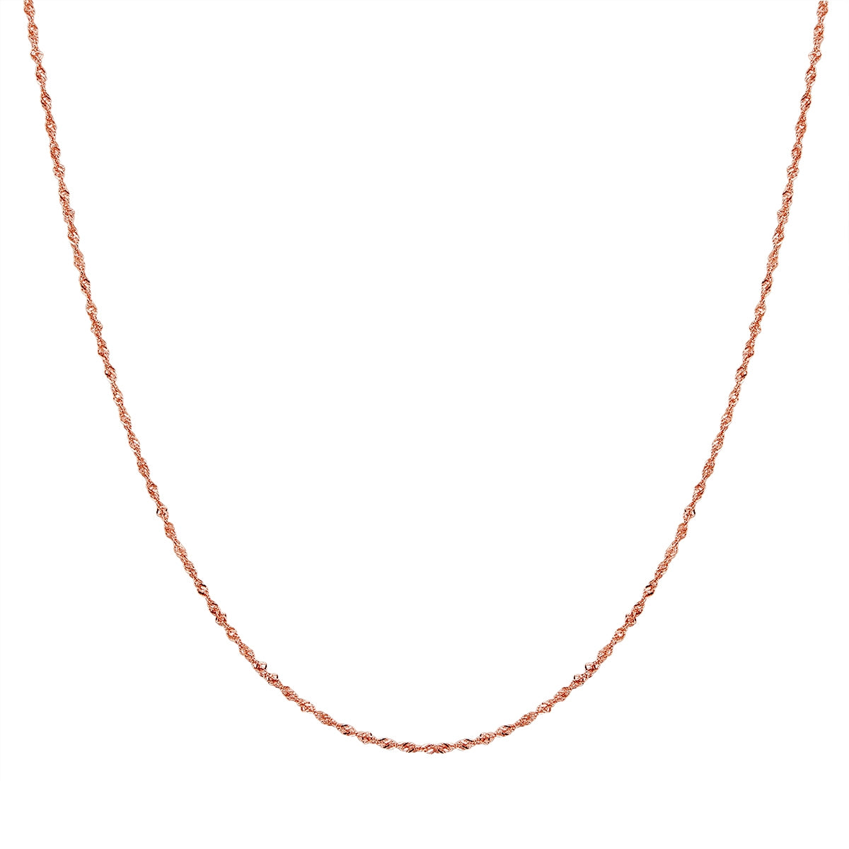 Singapur Kette roségold