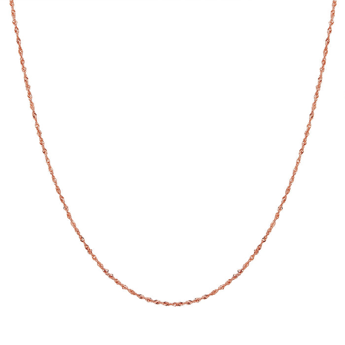 Singapur Kette roségold