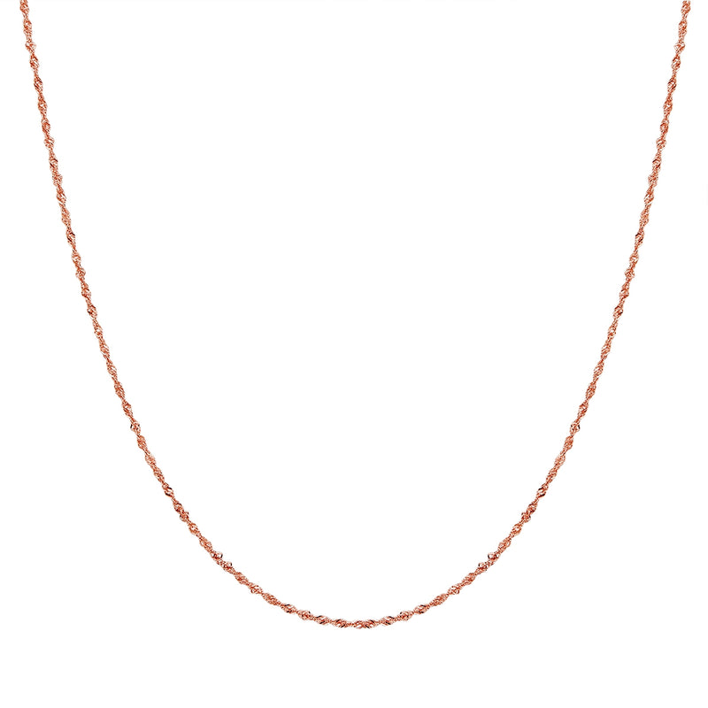 Singapur Kette roségold