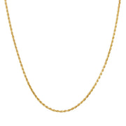Kordel-Kette gelbgold