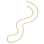 Kordel-Kette gelbgold