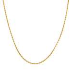 Kordel-Kette gelbgold