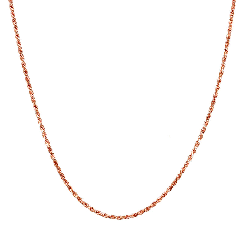 Kordel-Kette roségold