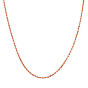 Kordel-Kette roségold