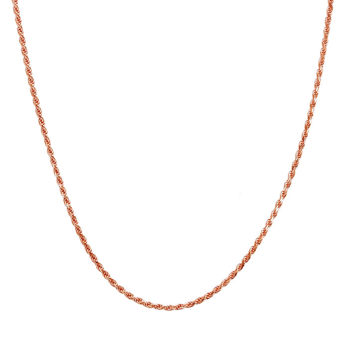 Kordel-Kette roségold