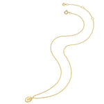Kette Blume gelbgold