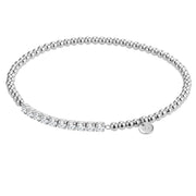 Kugelarmband silber
