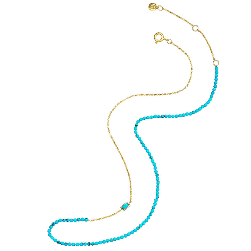 Edelsteinkette mit Türkis (rek.)