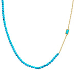 Edelsteinkette mit Türkis (rek.)