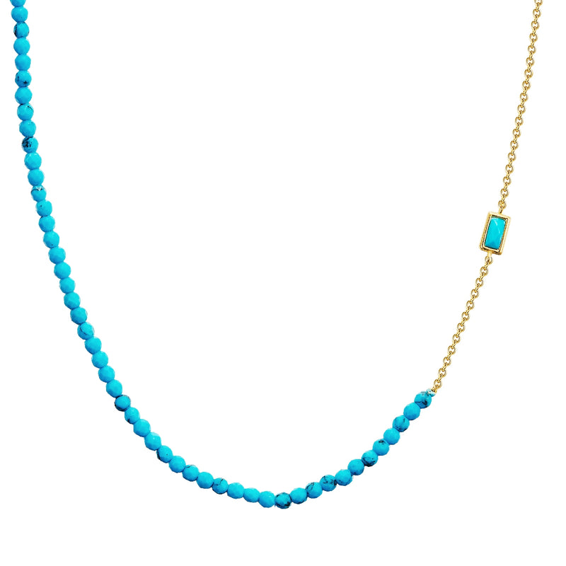 Edelsteinkette mit Türkis (rek.)