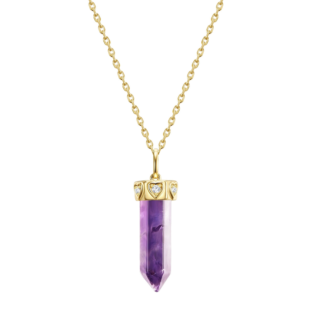 Edelsteinkette Amethyst