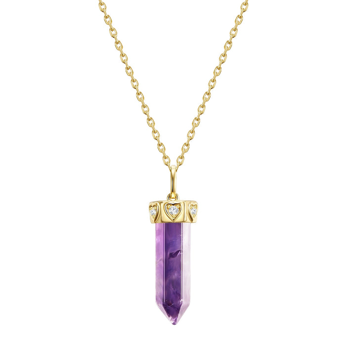 Edelsteinkette Amethyst