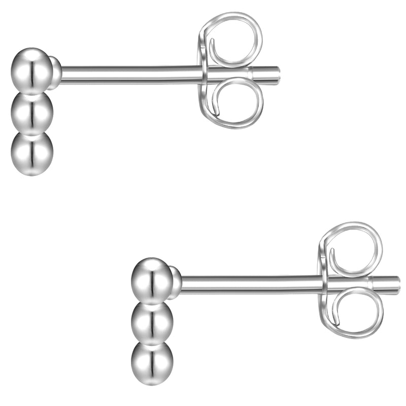 Ohrstecker silber Dreieck
