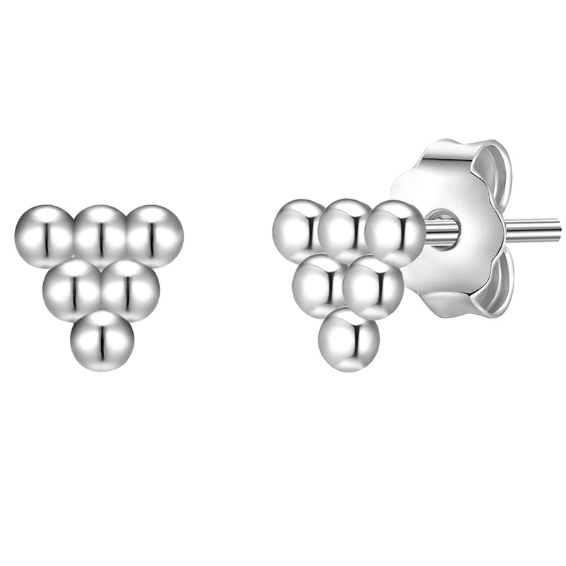 Ohrstecker silber Dreieck