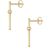 Ohrhänger mit Anhänger gold