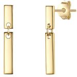 Ohrhänger mit Anhänger gold